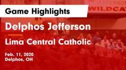 Delphos Jefferson  vs Lima Central Catholic  Game Highlights - Feb. 11, 2020