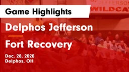 Delphos Jefferson  vs Fort Recovery  Game Highlights - Dec. 28, 2020