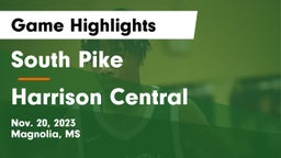 South Pike  vs Harrison Central  Game Highlights - Nov. 20, 2023
