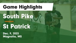 South Pike  vs St Patrick Game Highlights - Dec. 9, 2023