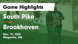 South Pike  vs Brookhaven  Game Highlights - Dec. 19, 2023