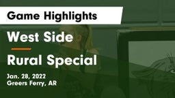 West Side  vs Rural Special  Game Highlights - Jan. 28, 2022