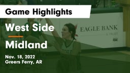 West Side  vs Midland  Game Highlights - Nov. 18, 2022