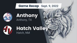 Recap: Anthony  vs. Hatch Valley  2022