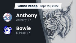 Recap: Anthony  vs. Bowie  2022