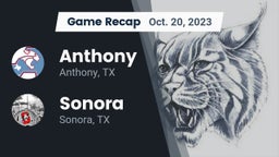 Recap: Anthony  vs. Sonora  2023