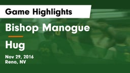 Bishop Manogue  vs Hug  Game Highlights - Nov 29, 2016