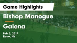 Bishop Manogue  vs Galena  Game Highlights - Feb 3, 2017