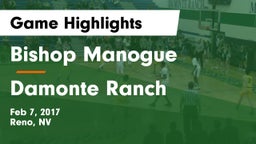 Bishop Manogue  vs Damonte Ranch  Game Highlights - Feb 7, 2017