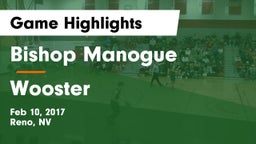 Bishop Manogue  vs Wooster  Game Highlights - Feb 10, 2017