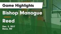 Bishop Manogue  vs Reed Game Highlights - Dec. 5, 2017