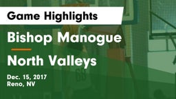 Bishop Manogue  vs North Valleys  Game Highlights - Dec. 15, 2017