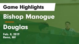Bishop Manogue  vs Douglas  Game Highlights - Feb. 8, 2019