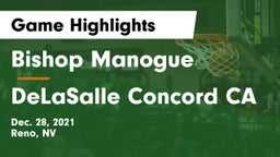 Bishop Manogue  vs DeLaSalle Concord CA Game Highlights - Dec. 28, 2021