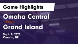 Omaha Central  vs Grand Island  Game Highlights - Sept. 8, 2023