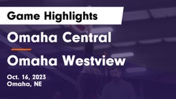 Omaha Central  vs Omaha Westview  Game Highlights - Oct. 16, 2023