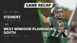 Recap: Steinert  vs. West Windsor-Plainsboro South  2015