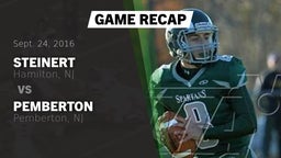 Recap: Steinert  vs. Pemberton  2016