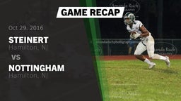 Recap: Steinert  vs. Nottingham  2016