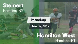 Matchup: Steinert vs. Hamilton West  2016