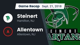 Recap: Steinert  vs. Allentown  2018