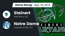 Recap: Steinert  vs. Notre Dame  2018