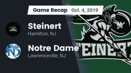 Recap: Steinert  vs. Notre Dame  2019