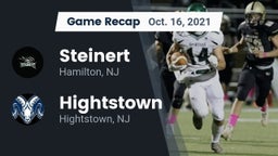 Recap: Steinert  vs. Hightstown  2021