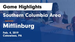 Southern Columbia Area  vs Mifflinburg  Game Highlights - Feb. 4, 2019
