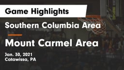 Southern Columbia Area  vs Mount Carmel Area  Game Highlights - Jan. 30, 2021