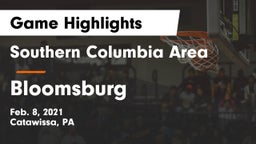 Southern Columbia Area  vs Bloomsburg  Game Highlights - Feb. 8, 2021