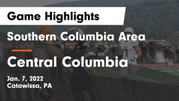 Southern Columbia Area  vs Central Columbia  Game Highlights - Jan. 7, 2022