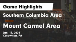 Southern Columbia Area  vs Mount Carmel Area  Game Highlights - Jan. 19, 2024