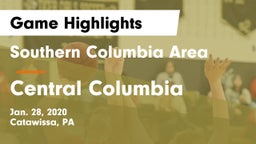 Southern Columbia Area  vs Central Columbia  Game Highlights - Jan. 28, 2020