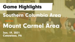 Southern Columbia Area  vs Mount Carmel Area  Game Highlights - Jan. 19, 2021