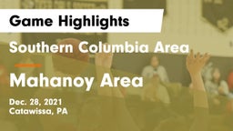 Southern Columbia Area  vs Mahanoy Area  Game Highlights - Dec. 28, 2021