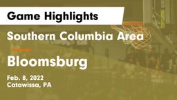 Southern Columbia Area  vs Bloomsburg  Game Highlights - Feb. 8, 2022