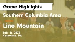 Southern Columbia Area  vs Line Mountain  Game Highlights - Feb. 16, 2023