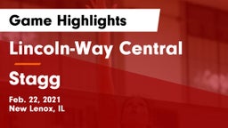 Lincoln-Way Central  vs Stagg  Game Highlights - Feb. 22, 2021