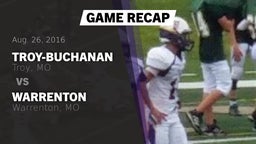 Recap: Troy-Buchanan  vs. Warrenton  2016