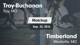 Matchup: Troy-Buchanan vs. Timberland  2016