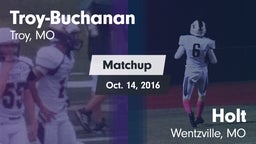 Matchup: Troy-Buchanan vs. Holt  2016