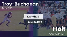 Matchup: Troy-Buchanan vs. Holt  2018