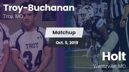 Matchup: Troy-Buchanan vs. Holt  2019