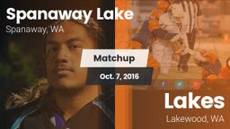 Matchup: Spanaway Lake vs. Lakes  2016