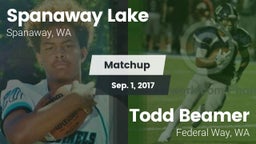 Matchup: Spanaway Lake vs. Todd Beamer  2017