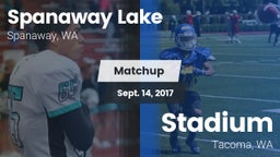 Matchup: Spanaway Lake vs. Stadium  2017