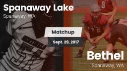 Matchup: Spanaway Lake vs. Bethel  2017