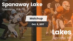 Matchup: Spanaway Lake vs. Lakes  2017