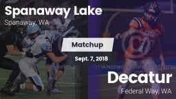 Matchup: Spanaway Lake vs. Decatur  2018